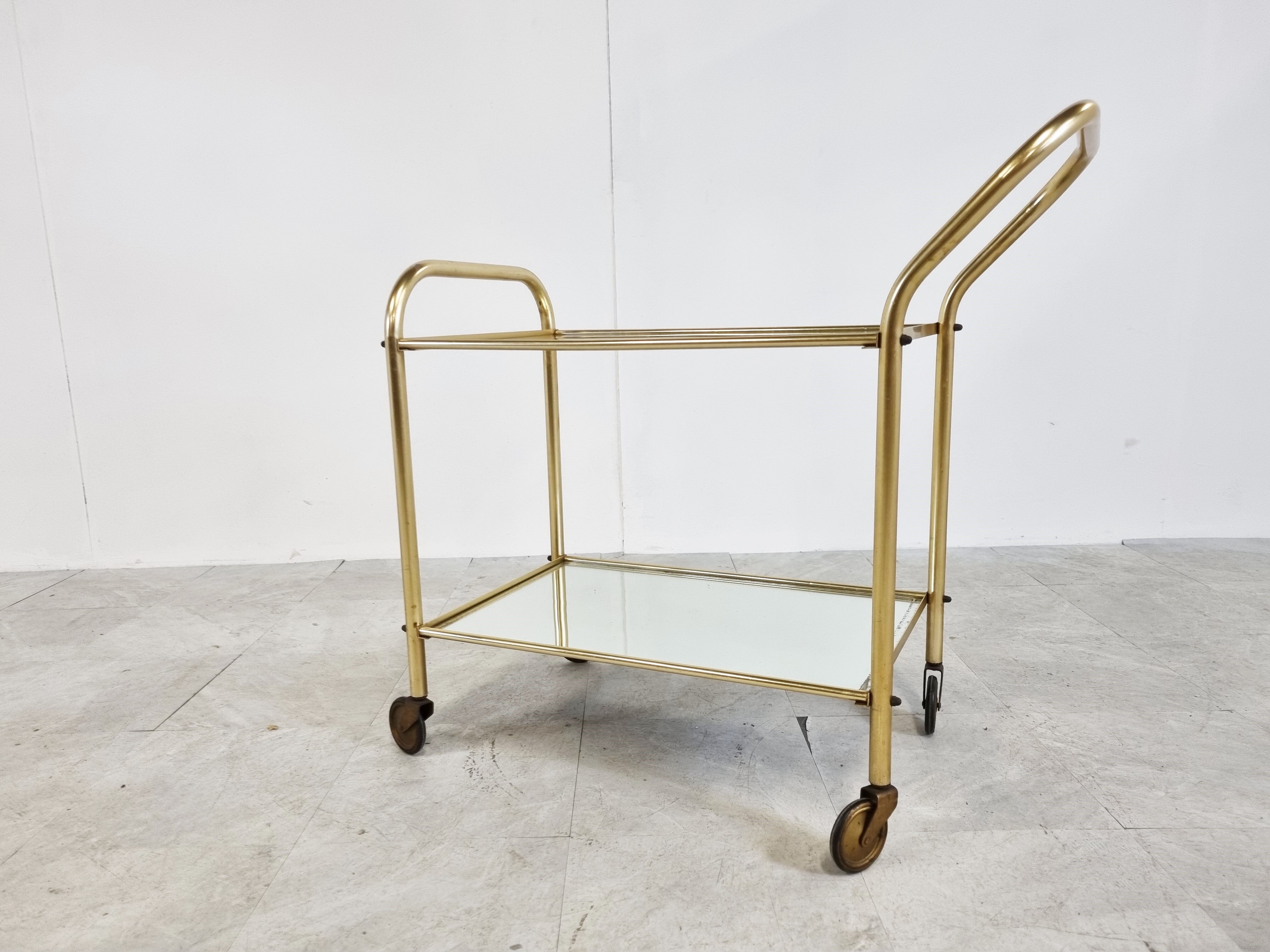 Brass drinks  trolley, 1960s
