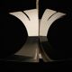 1970s Goffredo Reggiani Style Lacquer & Chrome Chandelier