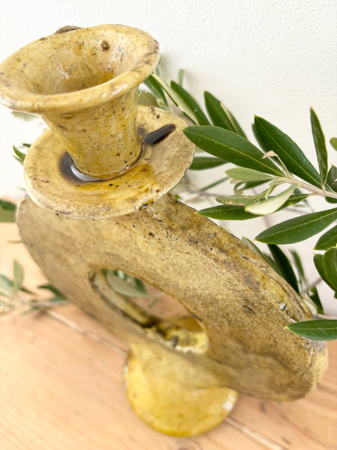 Moroccan terracotta candle holder