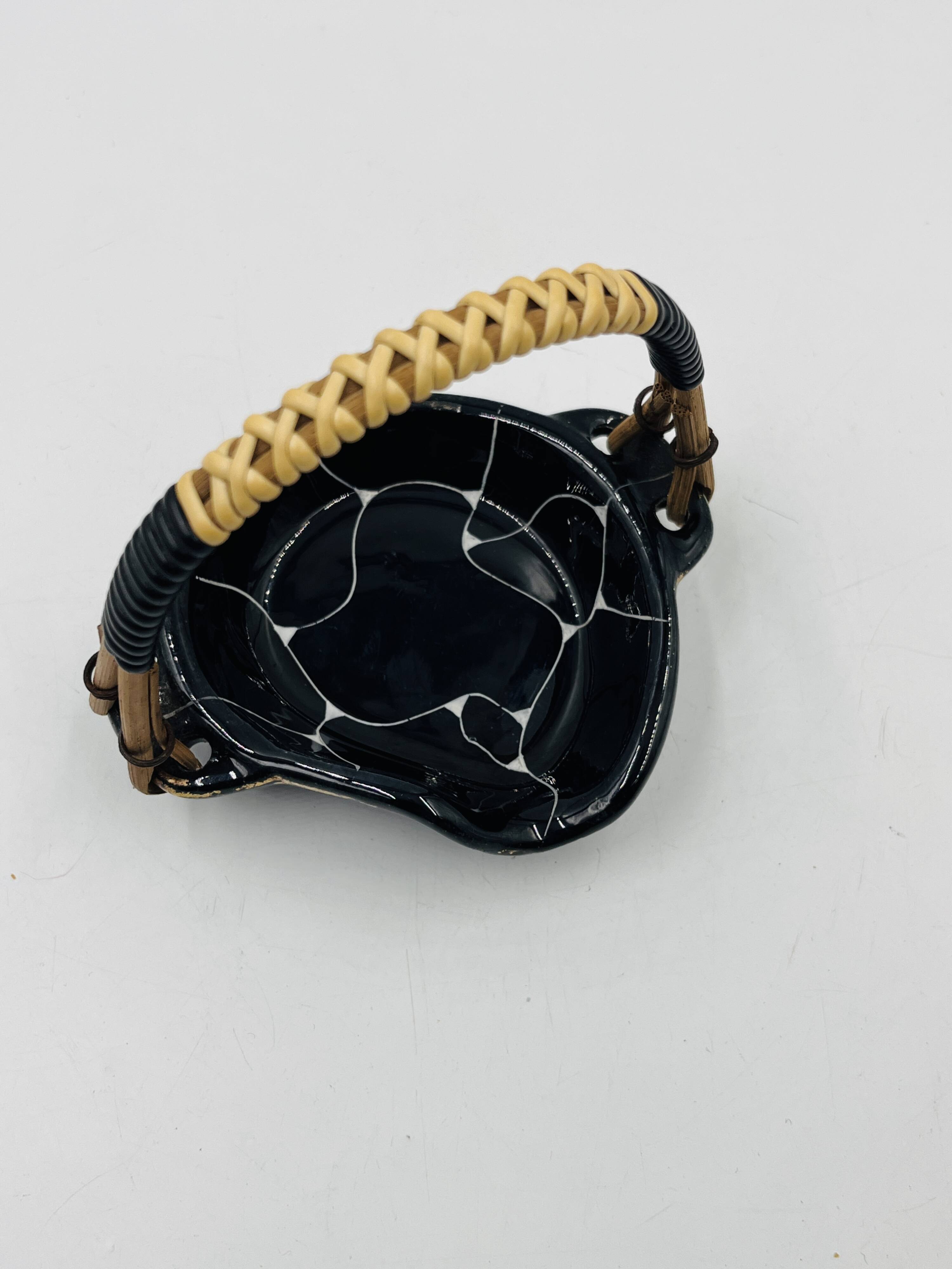 Mini vintage ceramic ashtray