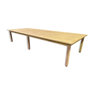 Oak or workshop farmhouse table and oak veneer