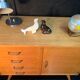 Commode vintage pieds compas 1950
