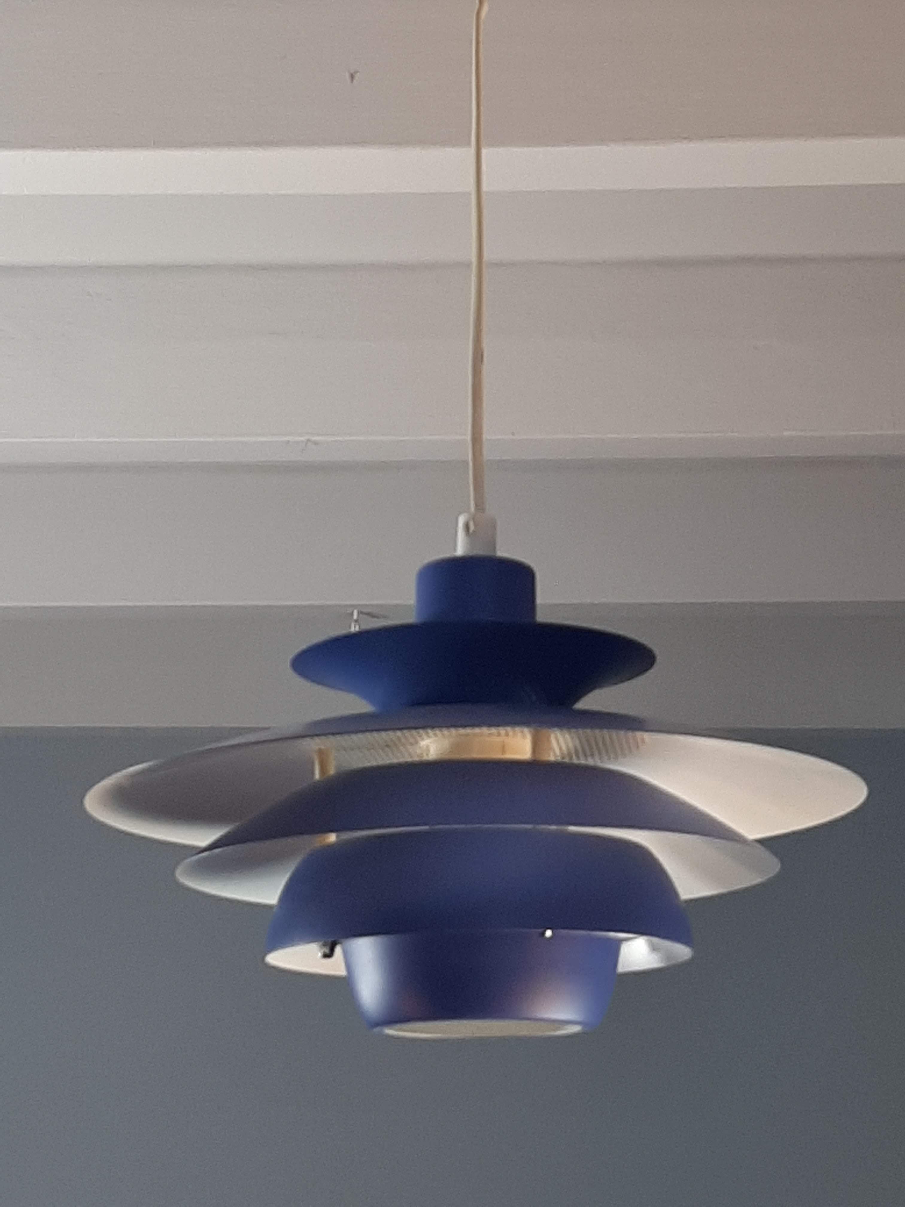 Mini PH5 hanging by Louis Poulsen, Vintage Scandinavian 1960s