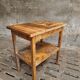 Vintage side table bathroom furniture or work table