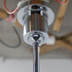 Bauhaus chrome-plated tubular chandelier, 1930s