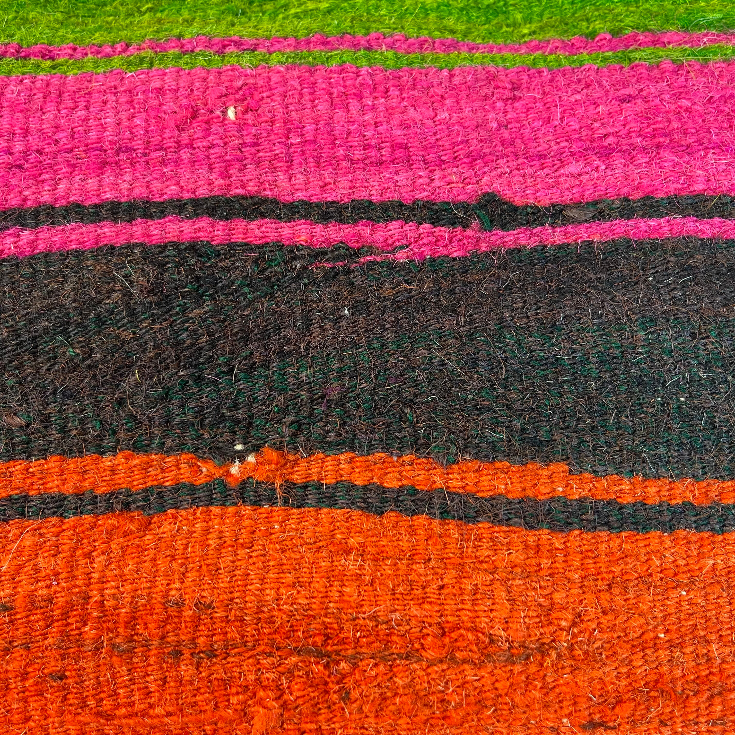 Vintage turkish kilim cushion cover, 30 x 50 cm