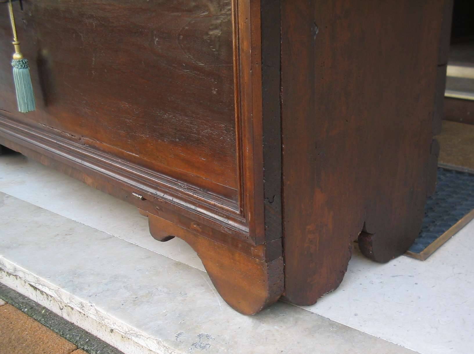 Antique original walnut chest.