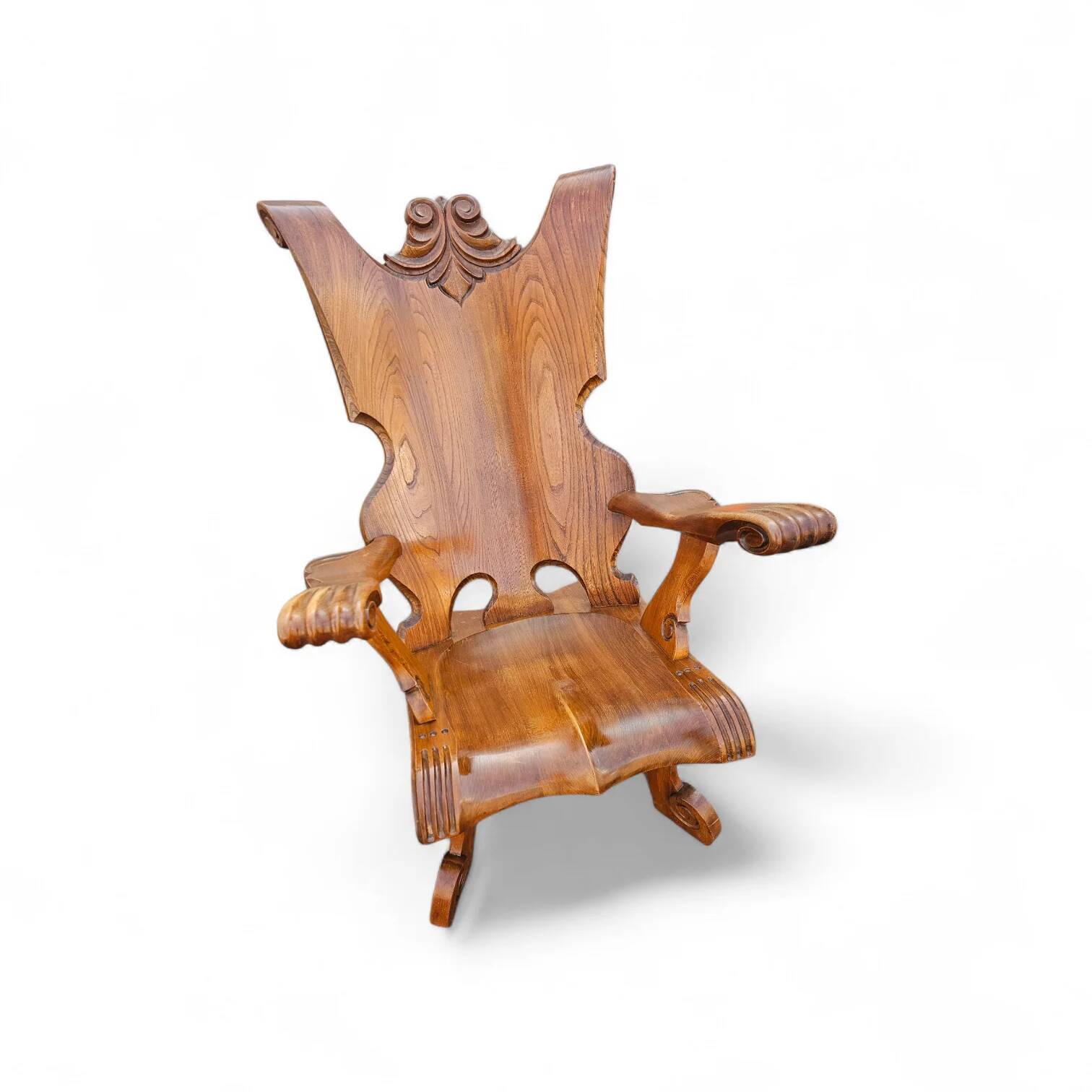 Oirschot oak chair / Heer Stoel / Gentleman Chair / Claw chair / 1960s