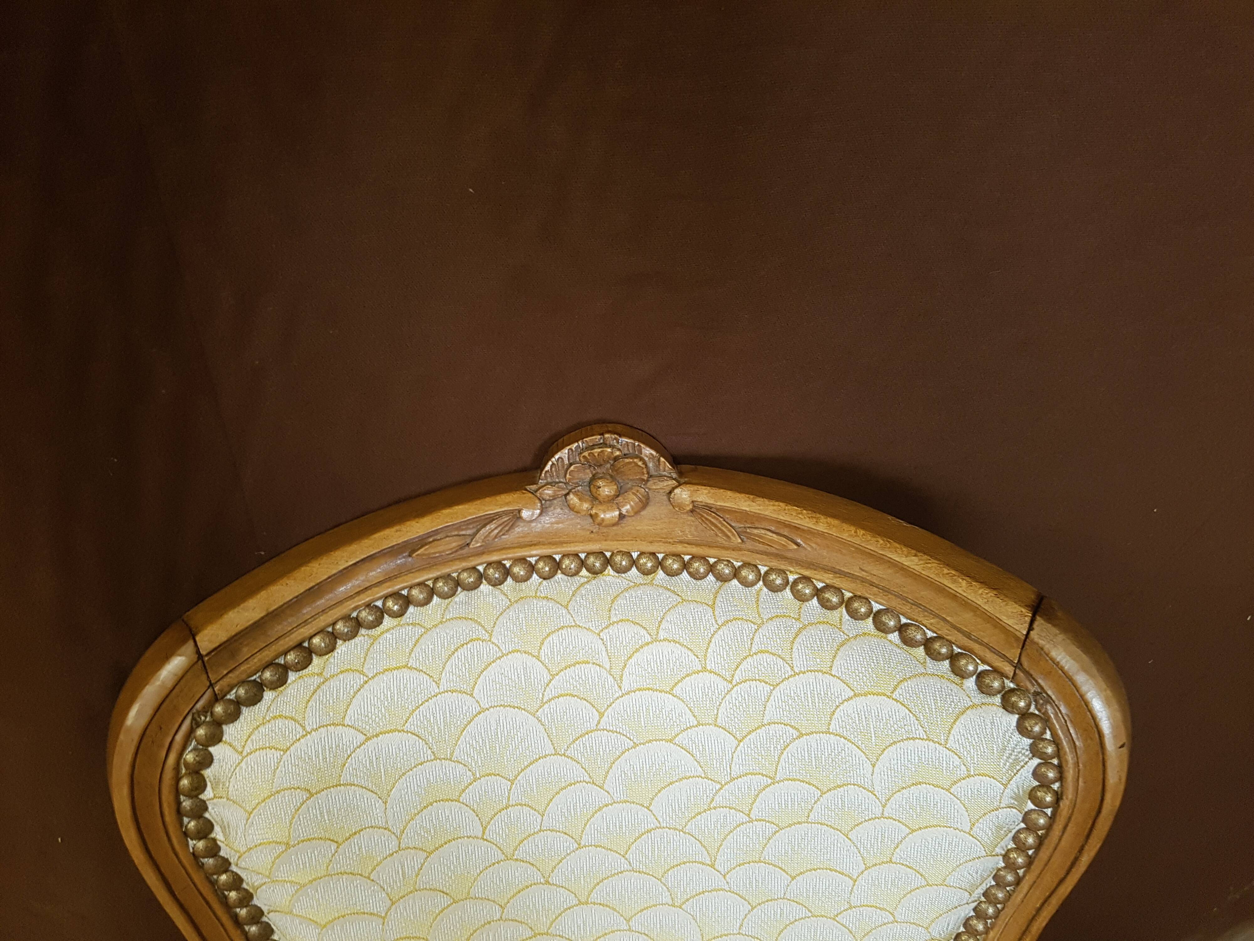 Pair of Louis XV-era convertible armchairs