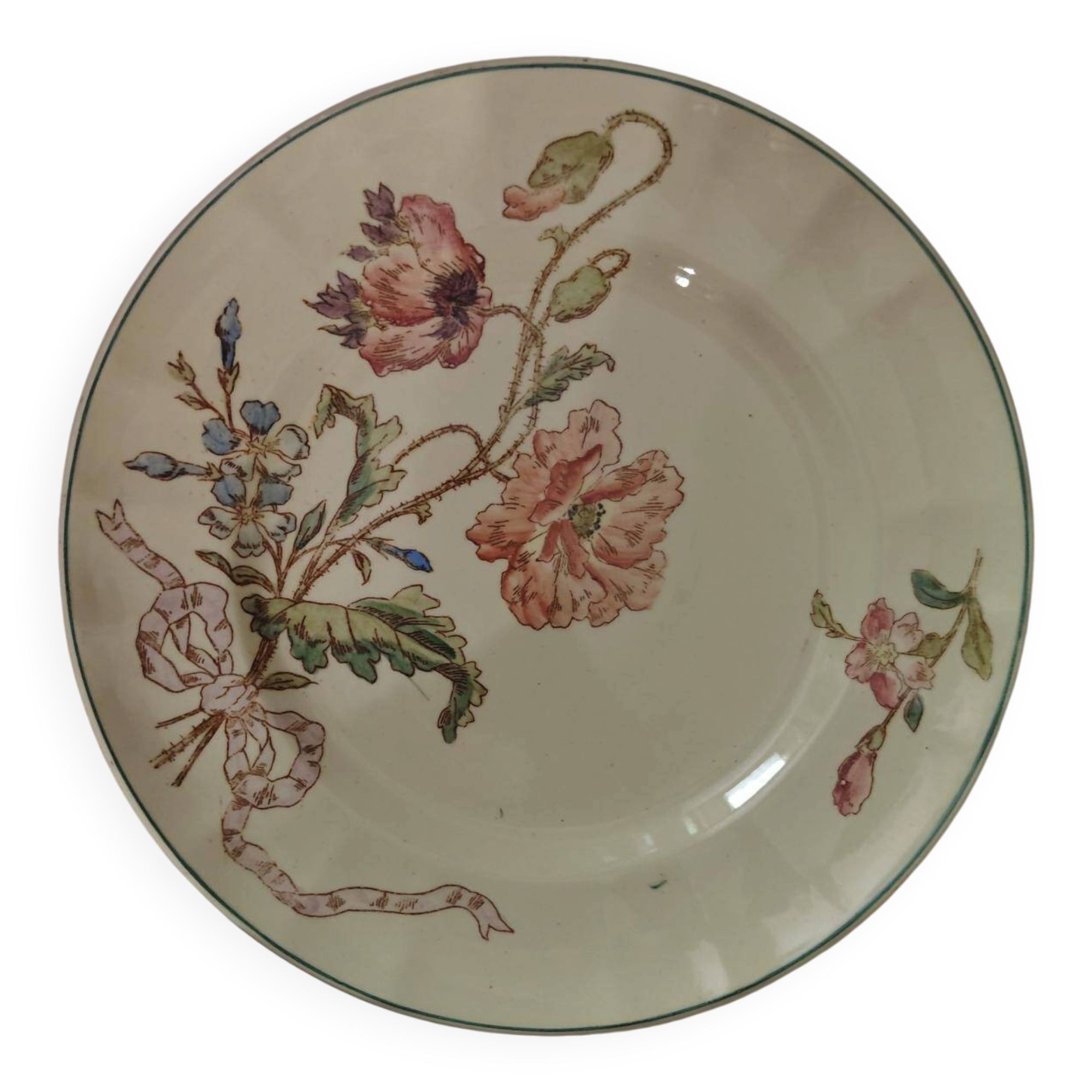 Set of "VILLA" plates - Longchamp, Terre de Fer - Robert period
