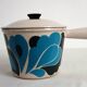 Le Creuset enameled cast iron fondue pot, 1970s