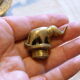 Old oil lamp style Oriental Aladdin copper