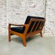 Vintage teak sofa par Juul Kristensen pour JK Danemark, des années 1970
