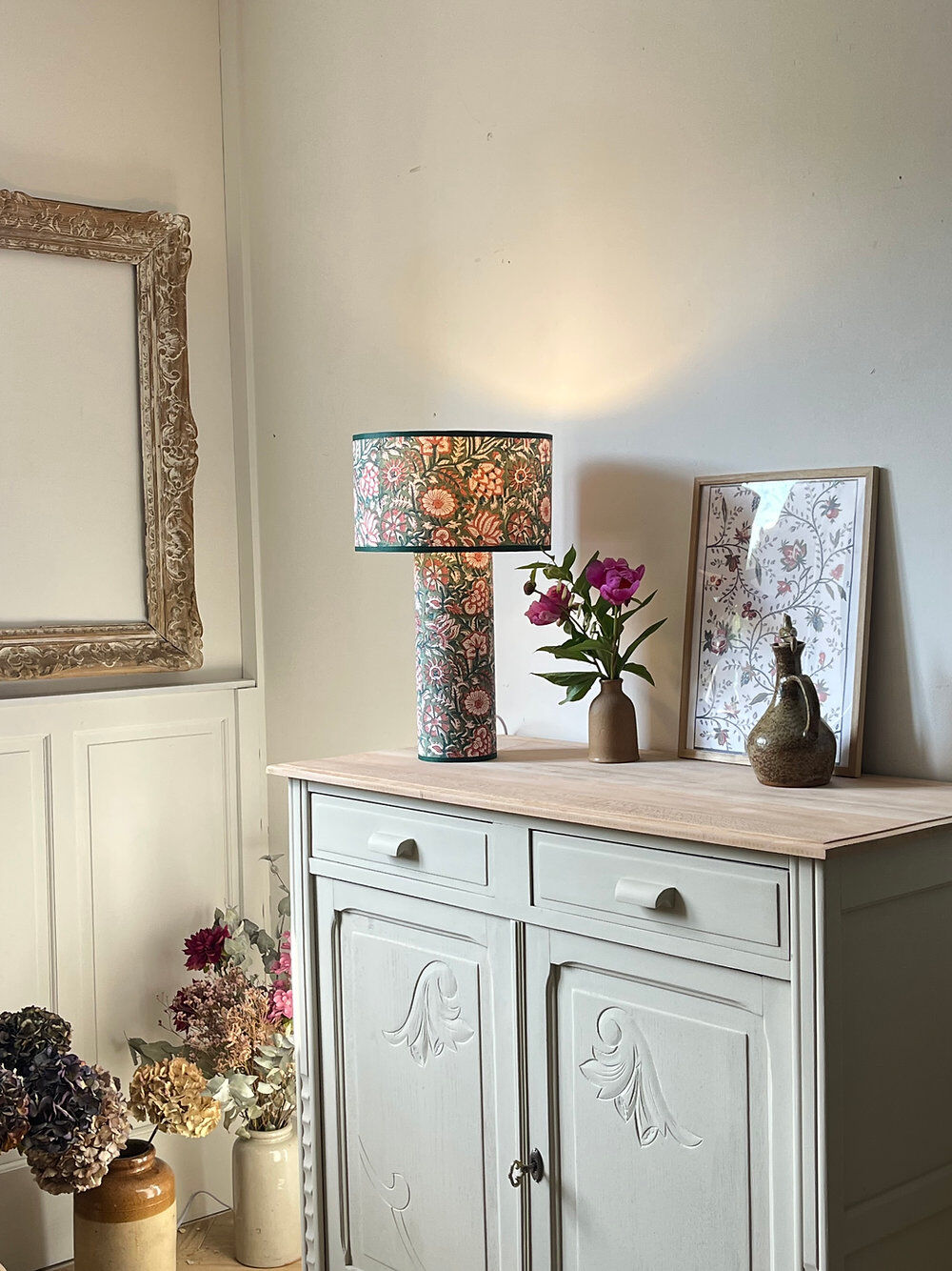 Lamp block print India