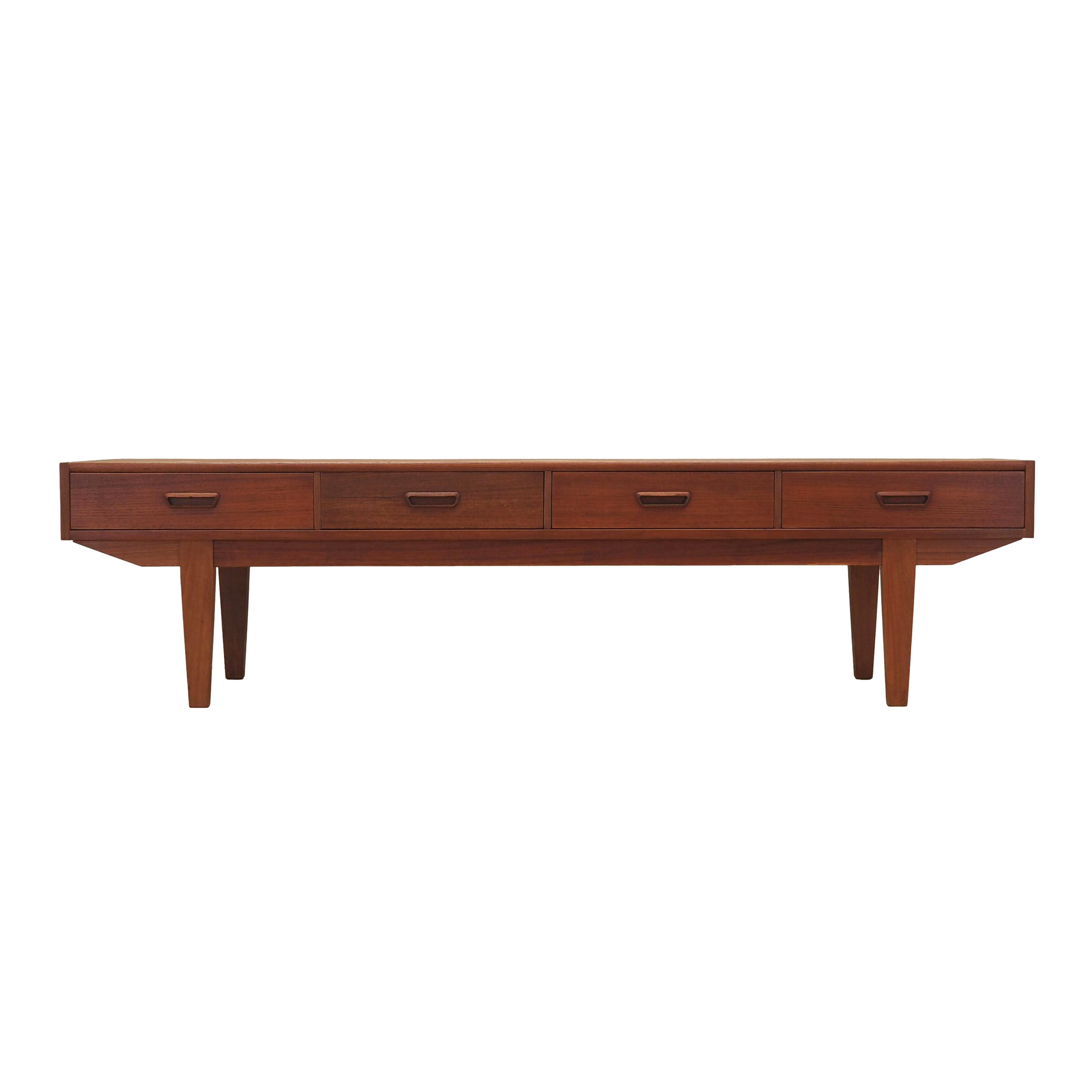 Teak lowboard, Danish design, 1960s, production: Denmark