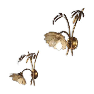 Paire appliques 1970