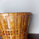Cache pot osier vintage