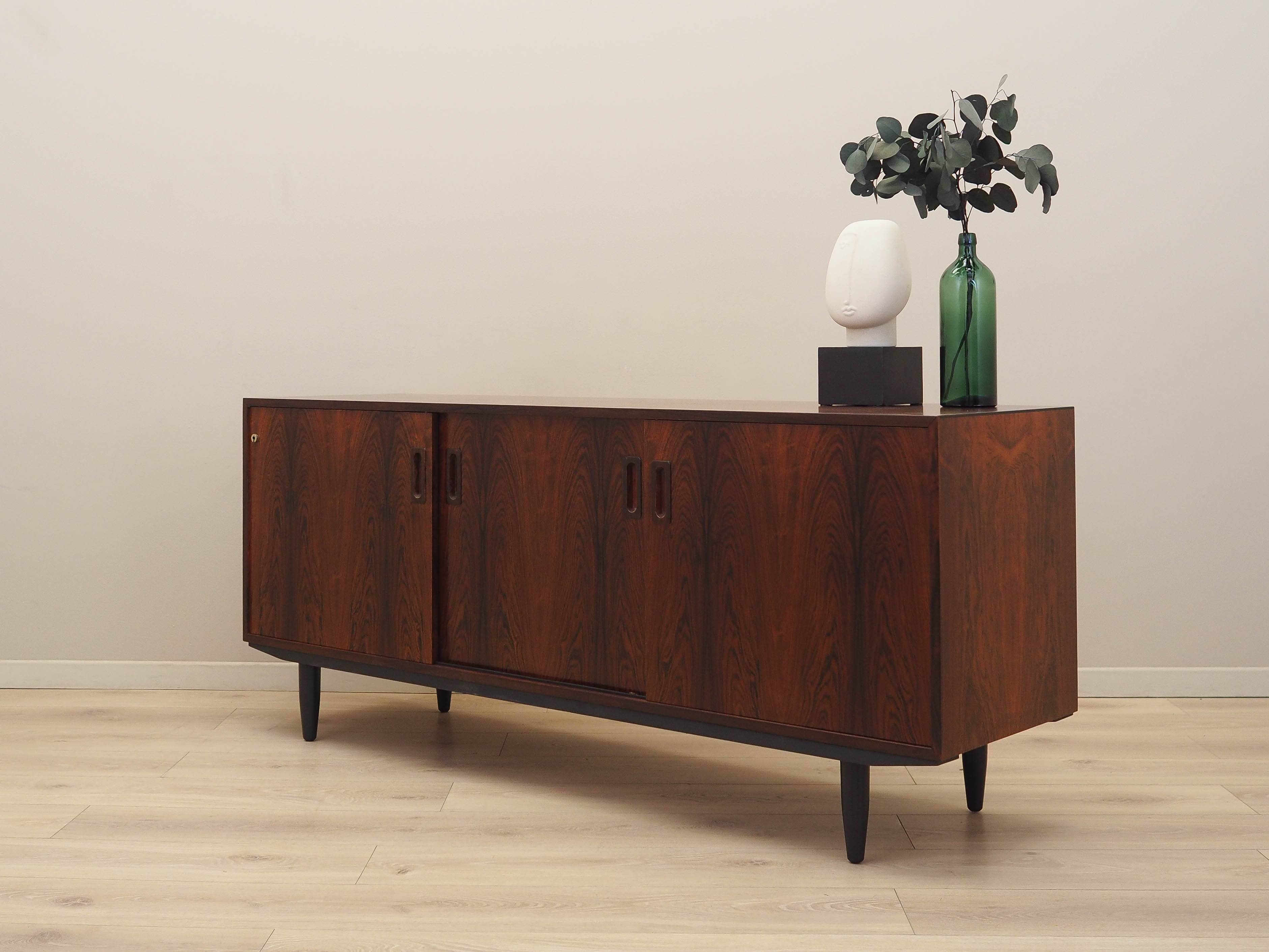 Rosewood dresser, Danish design, 1970s, production: Denmark