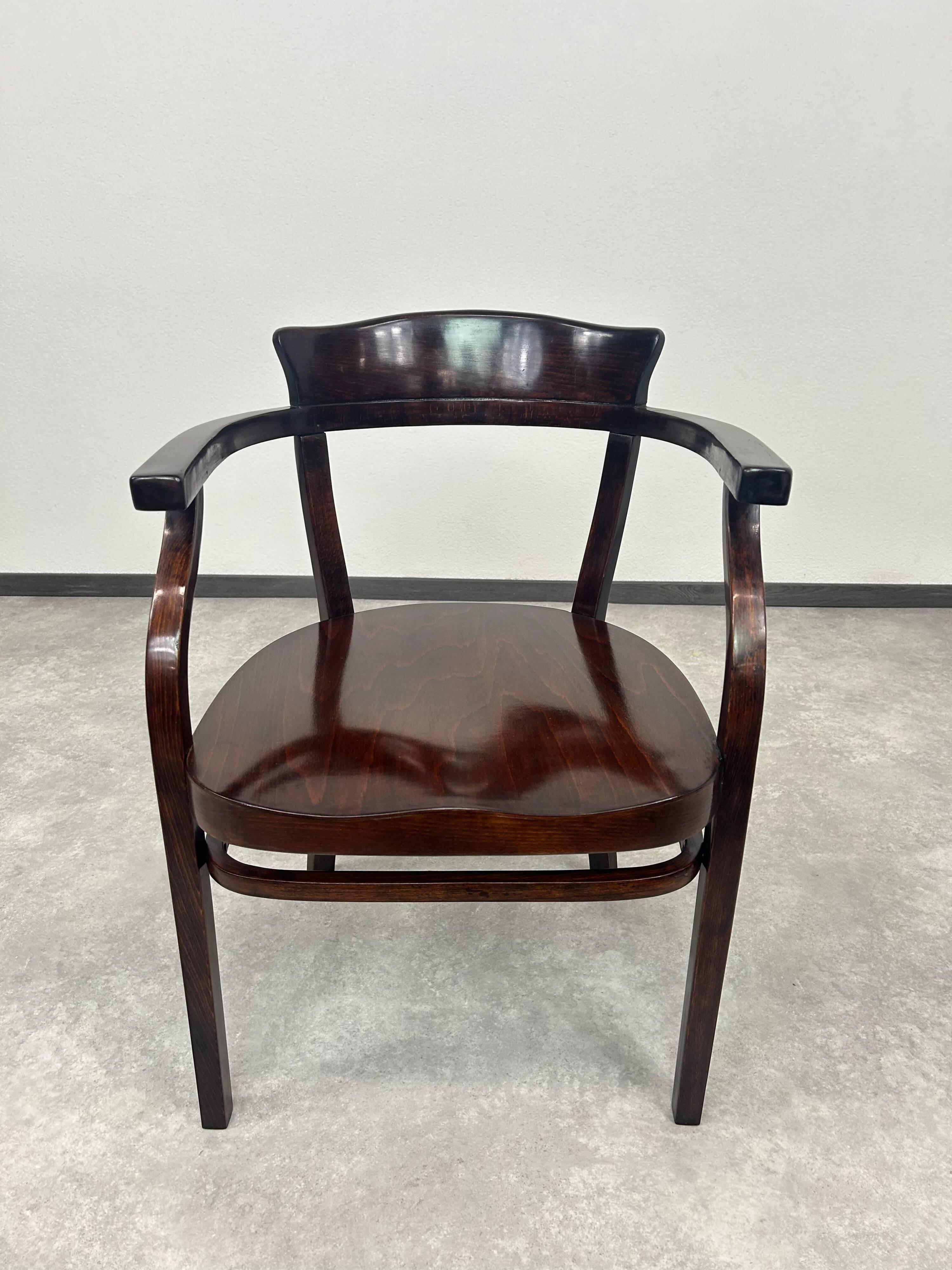 Office chairs no. 6048 and no. 6148 by Otto Wagner for Thonet