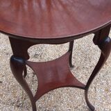 Old rotating pedestal table