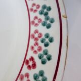 6 vintage flat plates from Céranord St Amand