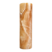 Vase cylindrique en onyx naturel veiné – Pierre semi-précieuse