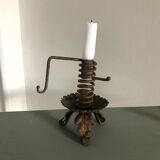 Ancient metal candlestick