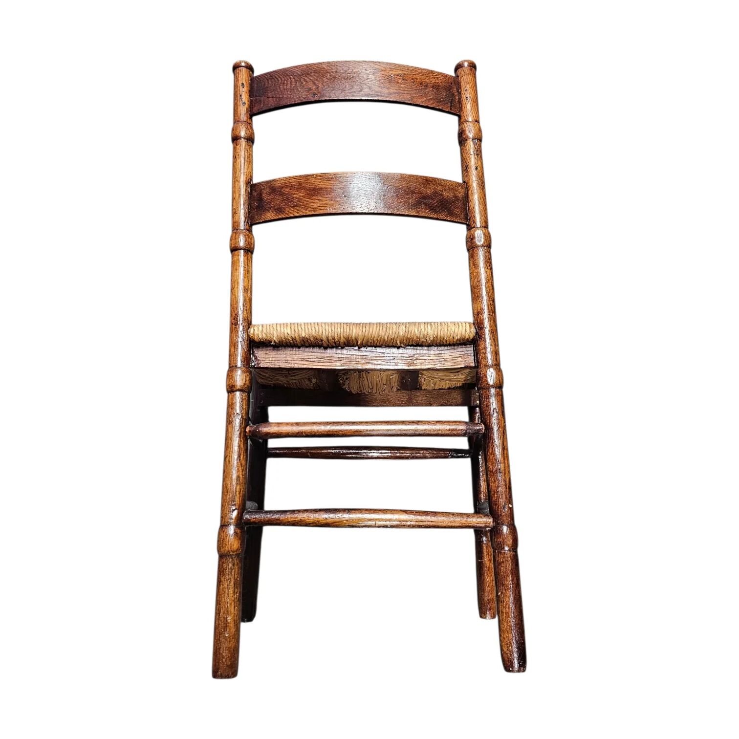 2 chaises en osier Art Déco / École d'Amsterdam / Jac Levee / milieu du siècle