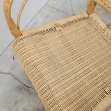 Rattan armchair 1950