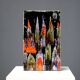 Vintage ceramic vase decorated by Elio Schiavon, Italy, 1960s.