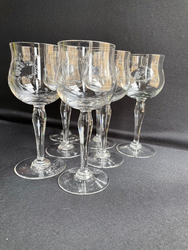 Wine glasses in Crystalline glass