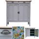 Vintage Parisian buffet 100x100