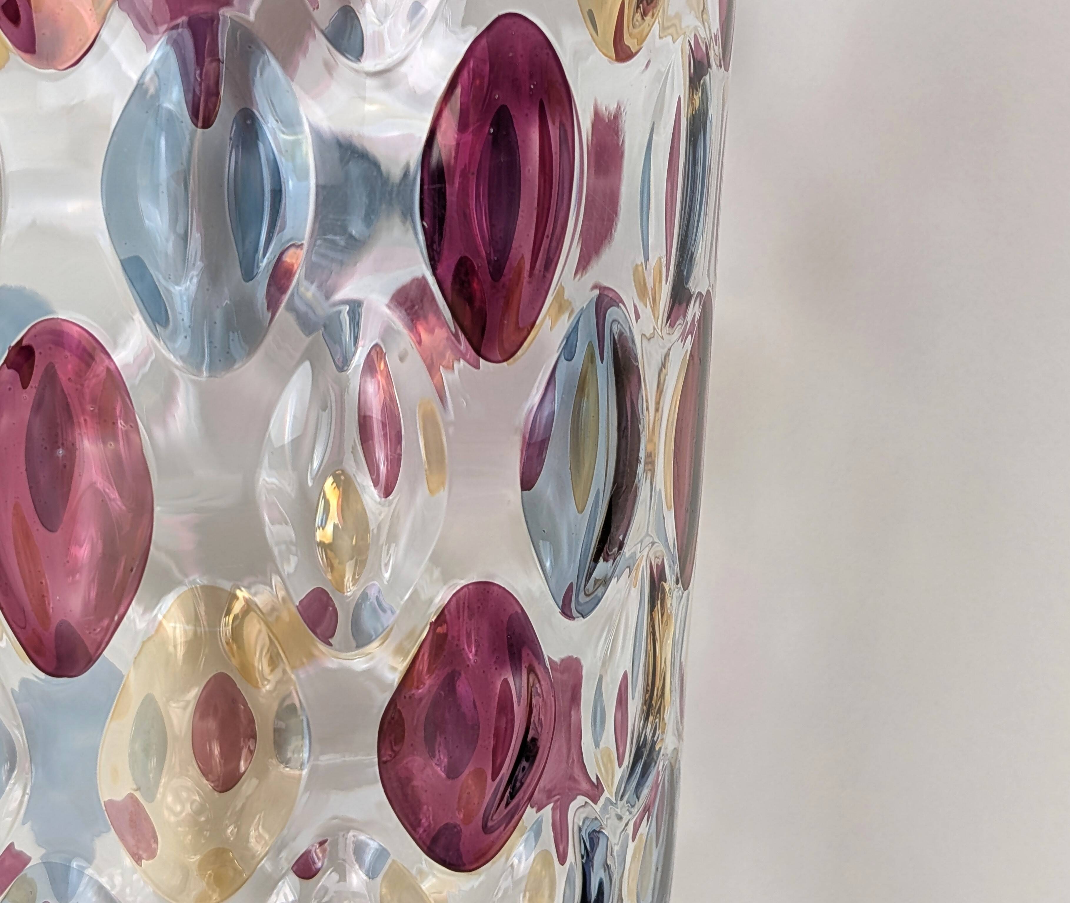 Bohemian crystal vase
