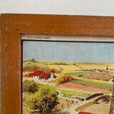 Old educational school poster