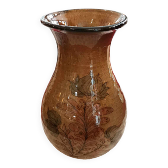 Glazed vase