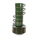 6 cups to coffee Yves Deshoulières Apilco