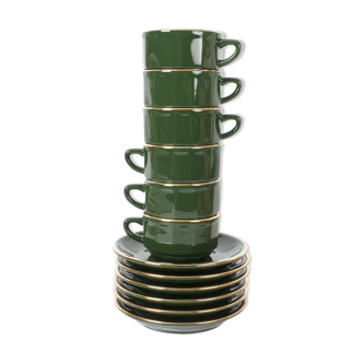 6 cups to coffee Yves Deshoulières Apilco