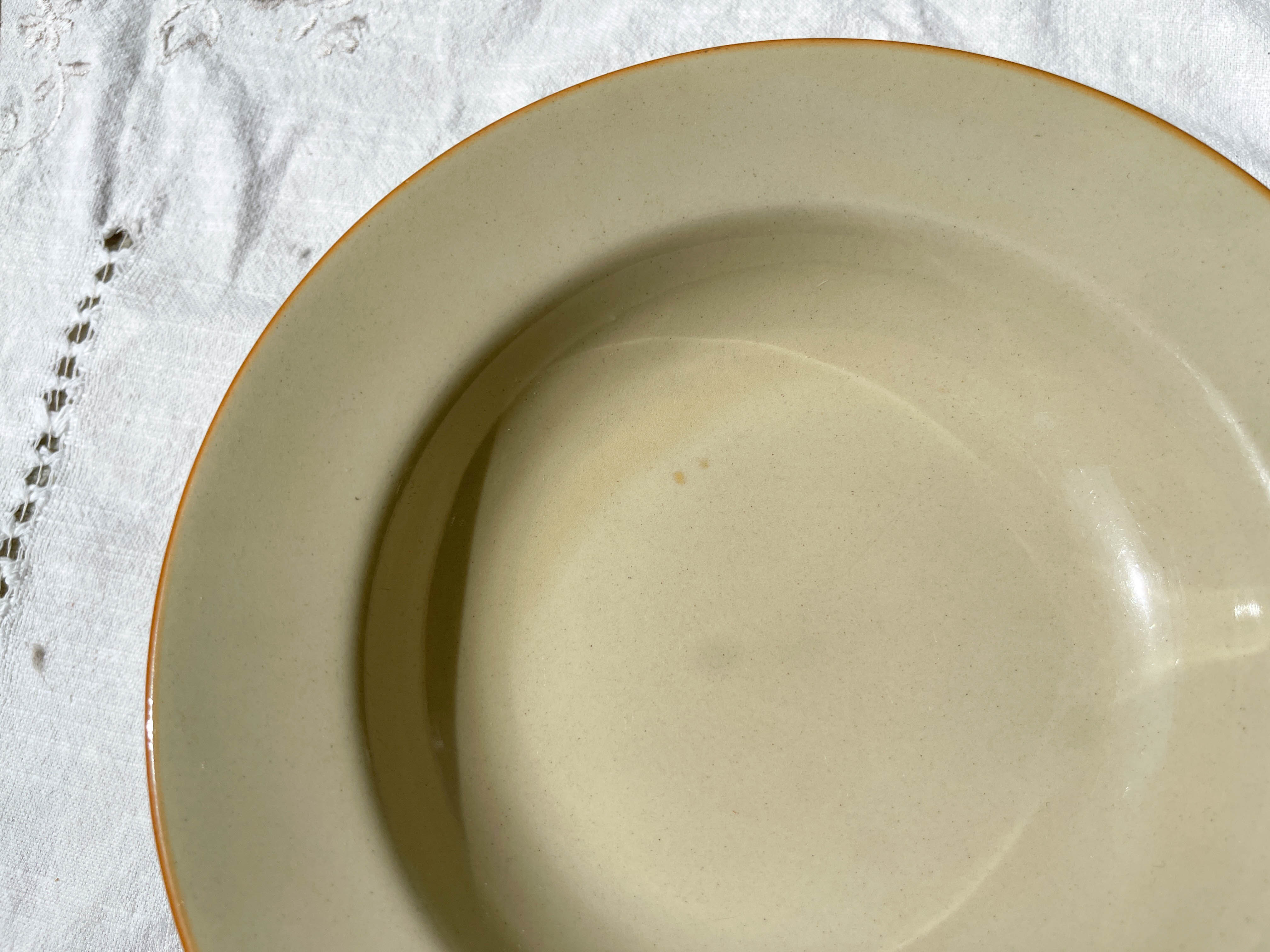 6 Hollow plates in beige sandstone Tulowice Poland 1970