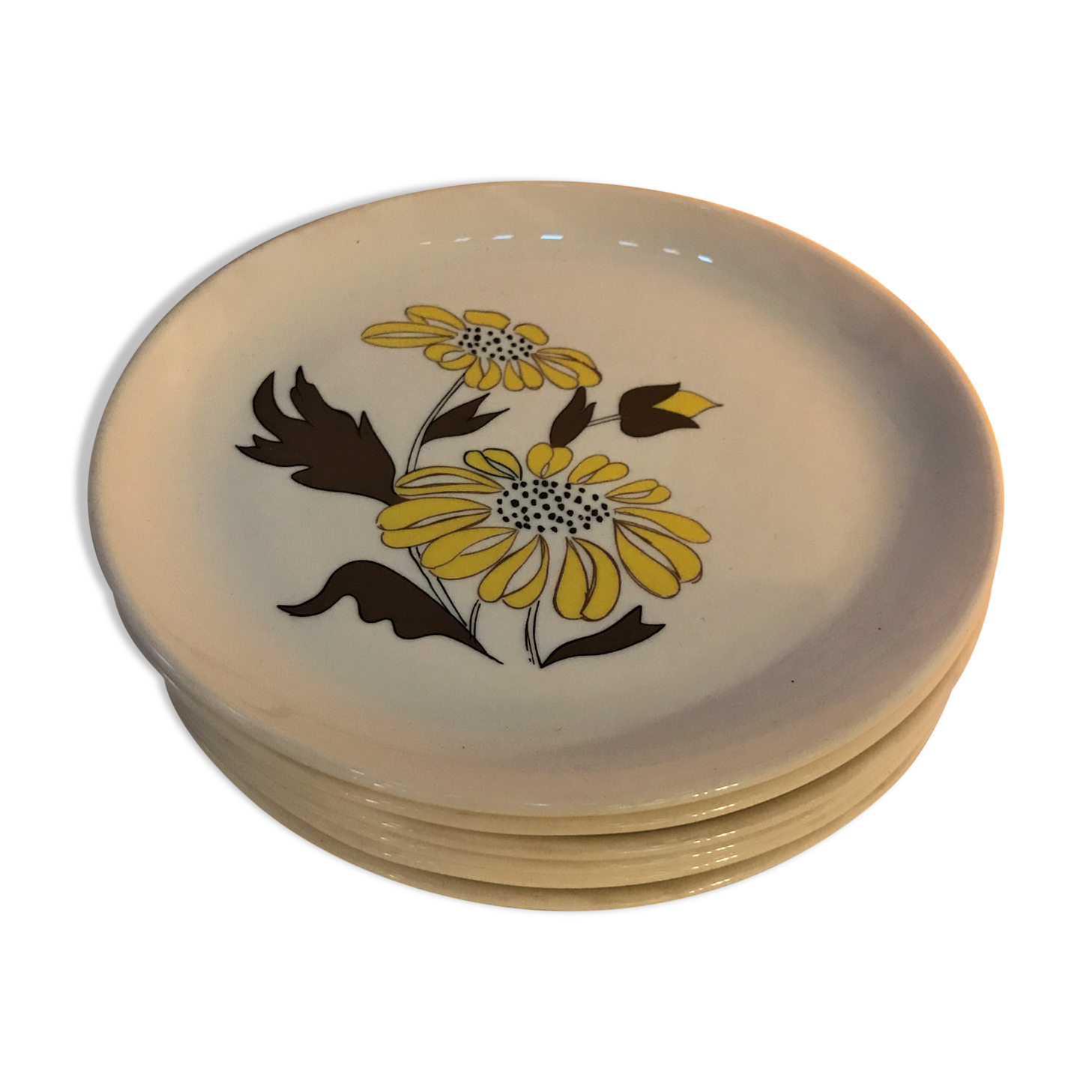 Lot Flat plates and dessert Sovirel 70s