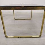 Golden sofa end table