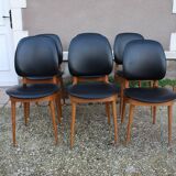 Série de  chaises Baumann Pégase