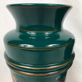 Paire de vases en verre opalin XIXe