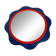 Vintage Finnish mirror Mäkisen Kuvastin MK-298