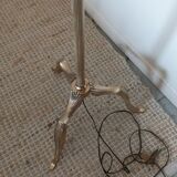 Floor lamp bronze brass round globe