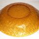 Large orange braided glass dish 27.5 cm