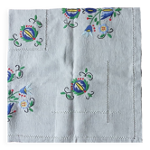 Hand embroidered tablecloth Polish crafts