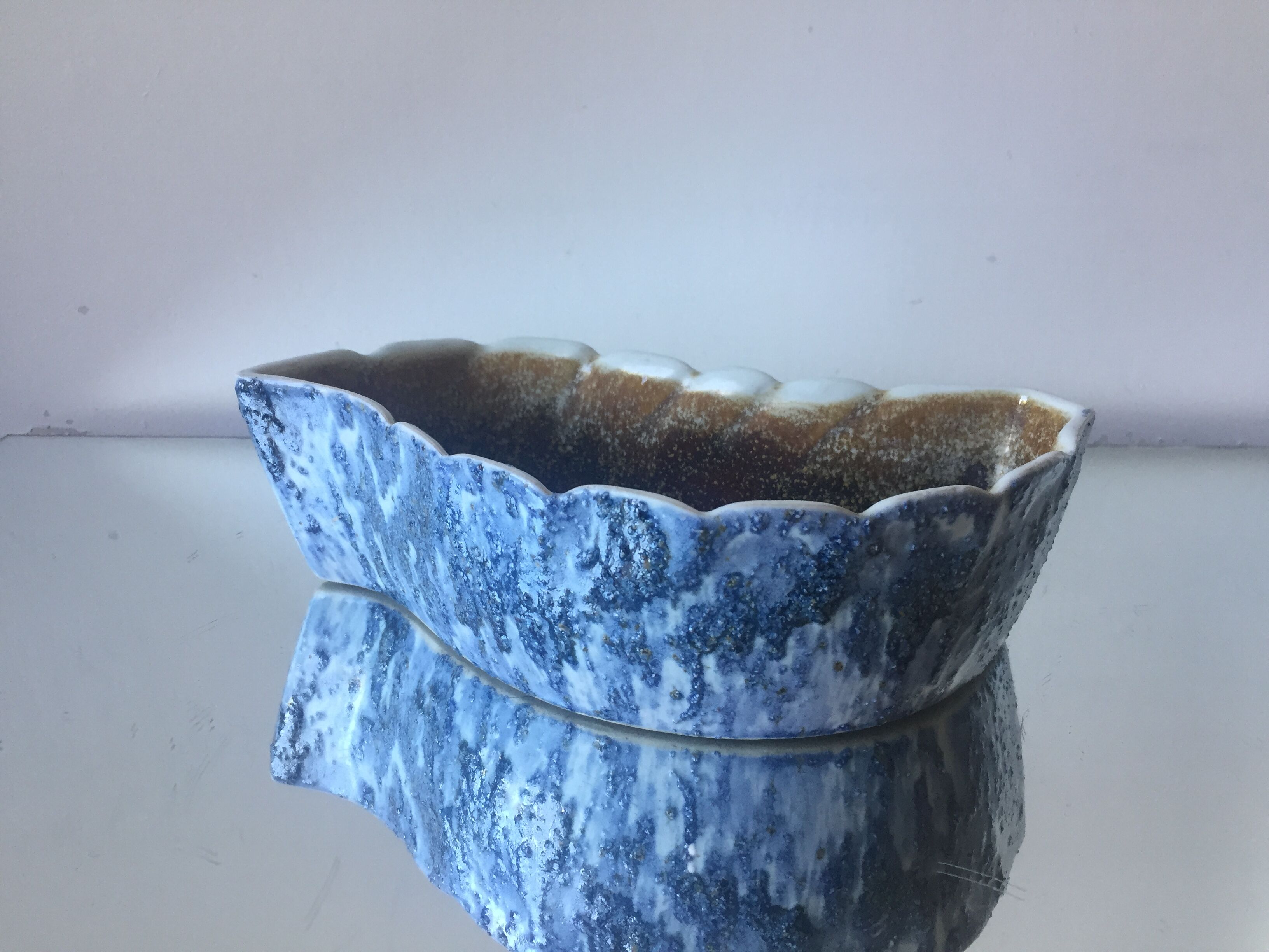 Stoneware trinket bowl 1950's