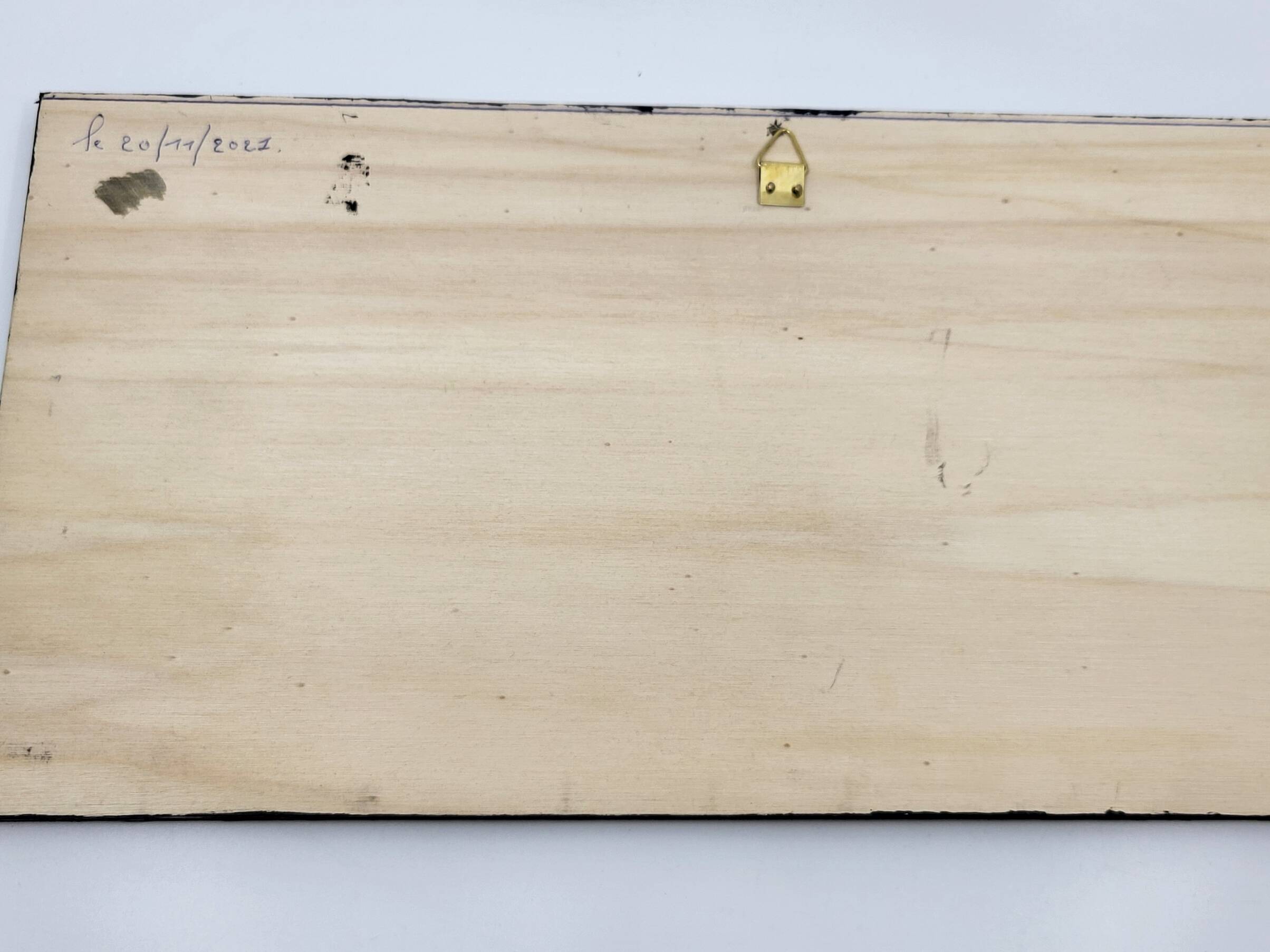 Naive Art painting painting on wood