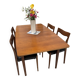 Table à manger en teck extensible