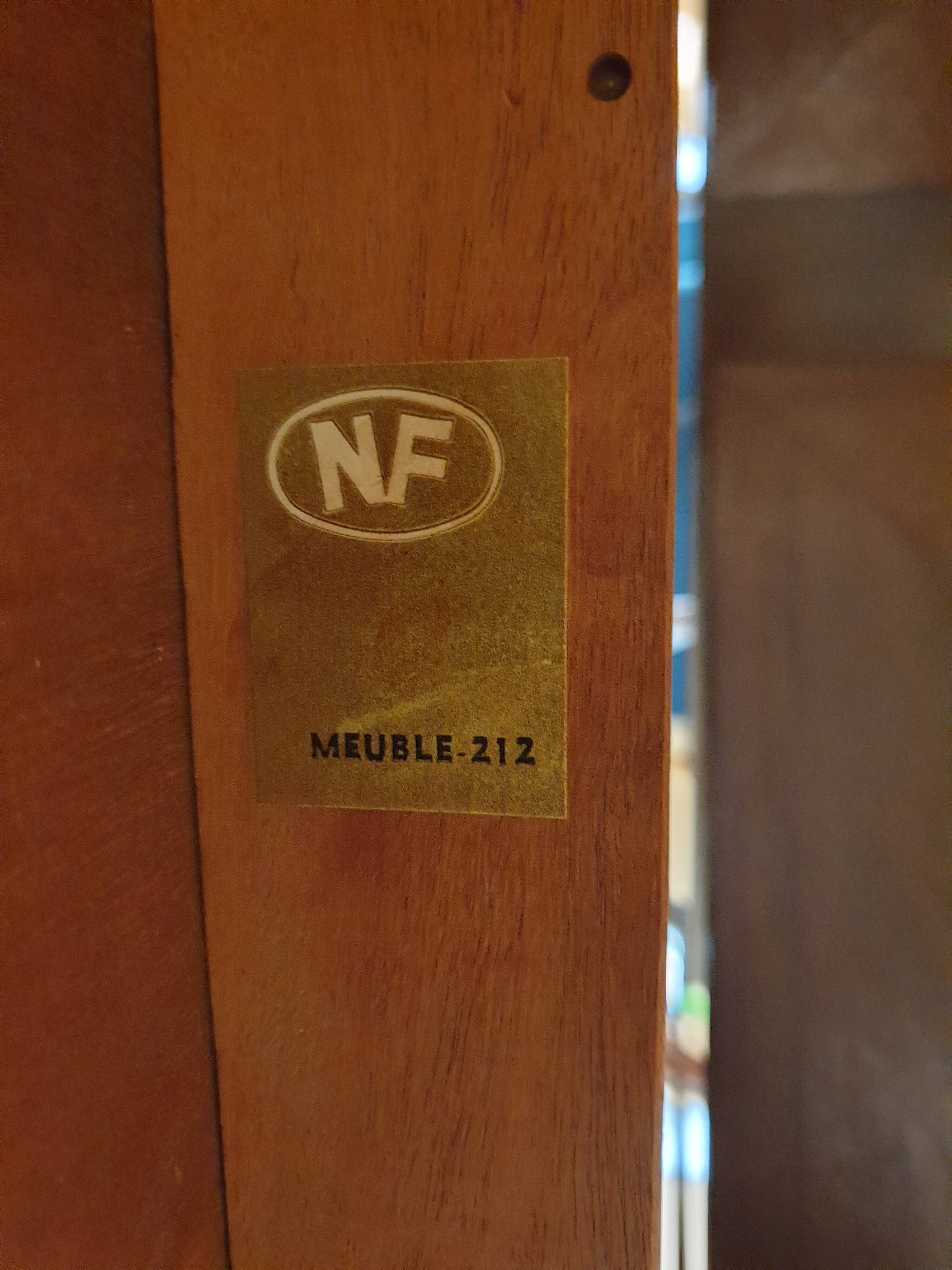 Table & 6 Baumann chairs model "gondole"